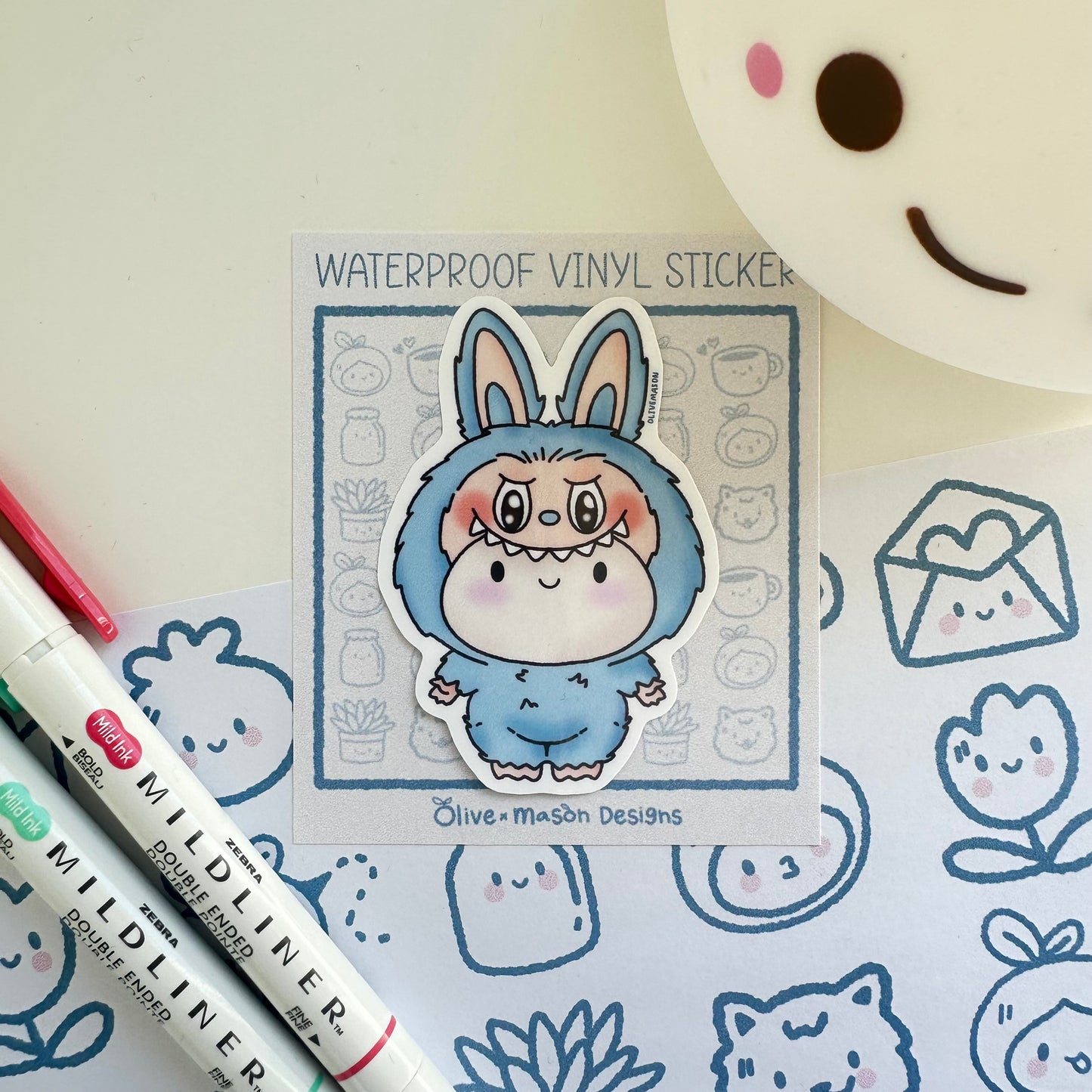 Lil Monsters Waterproof Vinyl Sticker Set