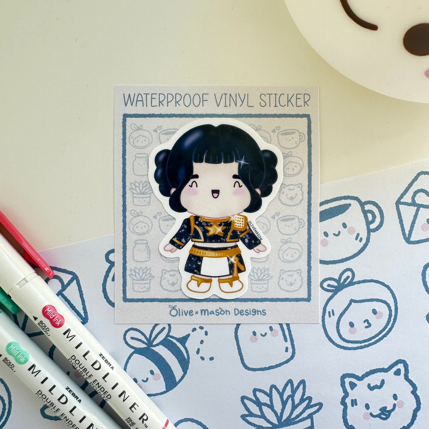 K Pop Demon Hunters Waterproof Vinyl Sticker Set