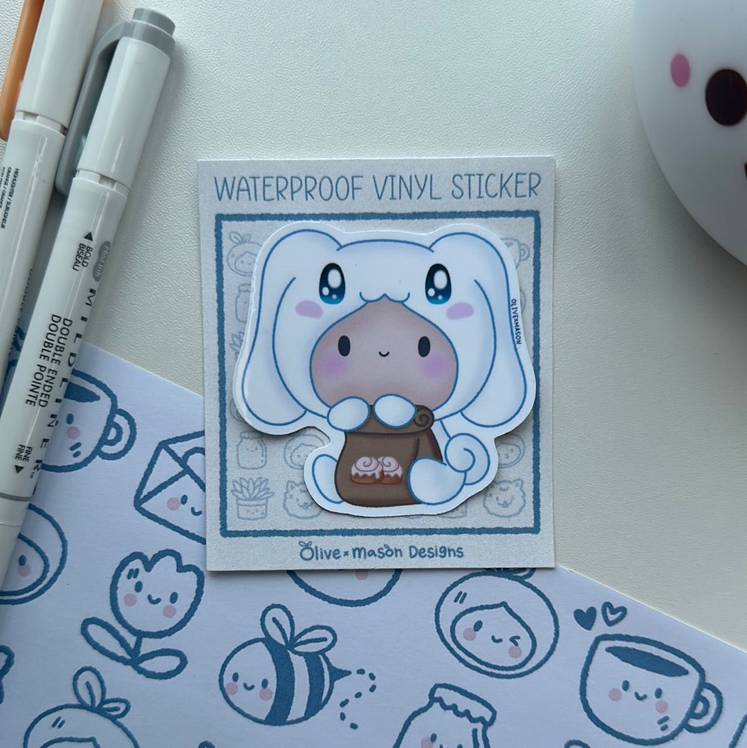 Cinnamon & Coffee Waterproof Vinyl Sticker Set