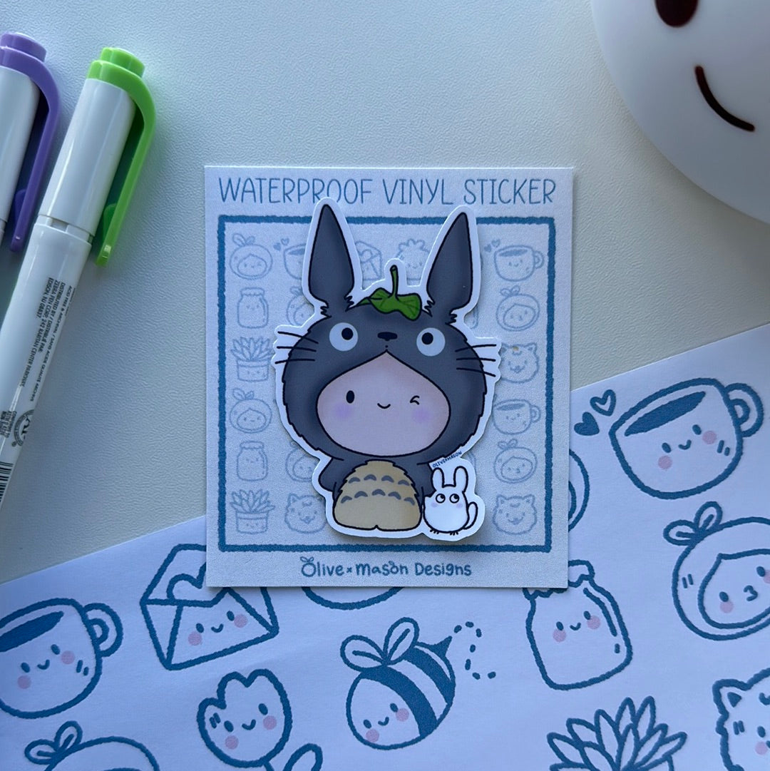 Totoro & Friends Waterproof Vinyl Sticker Set