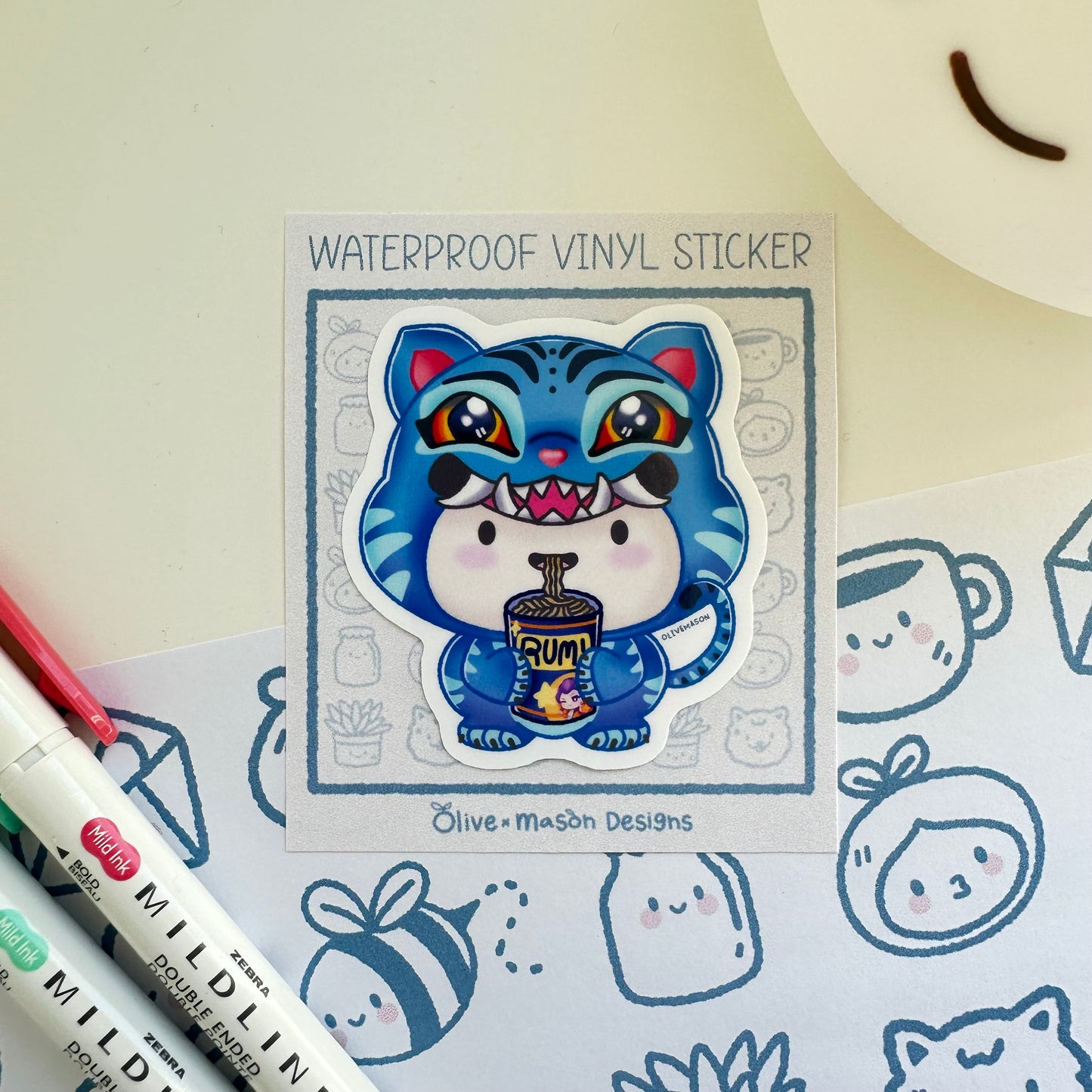 K Pop Demon Hunters Waterproof Vinyl Sticker Set