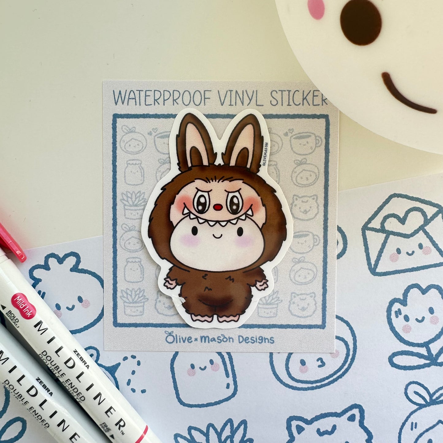 Lil Monsters Waterproof Vinyl Sticker Set