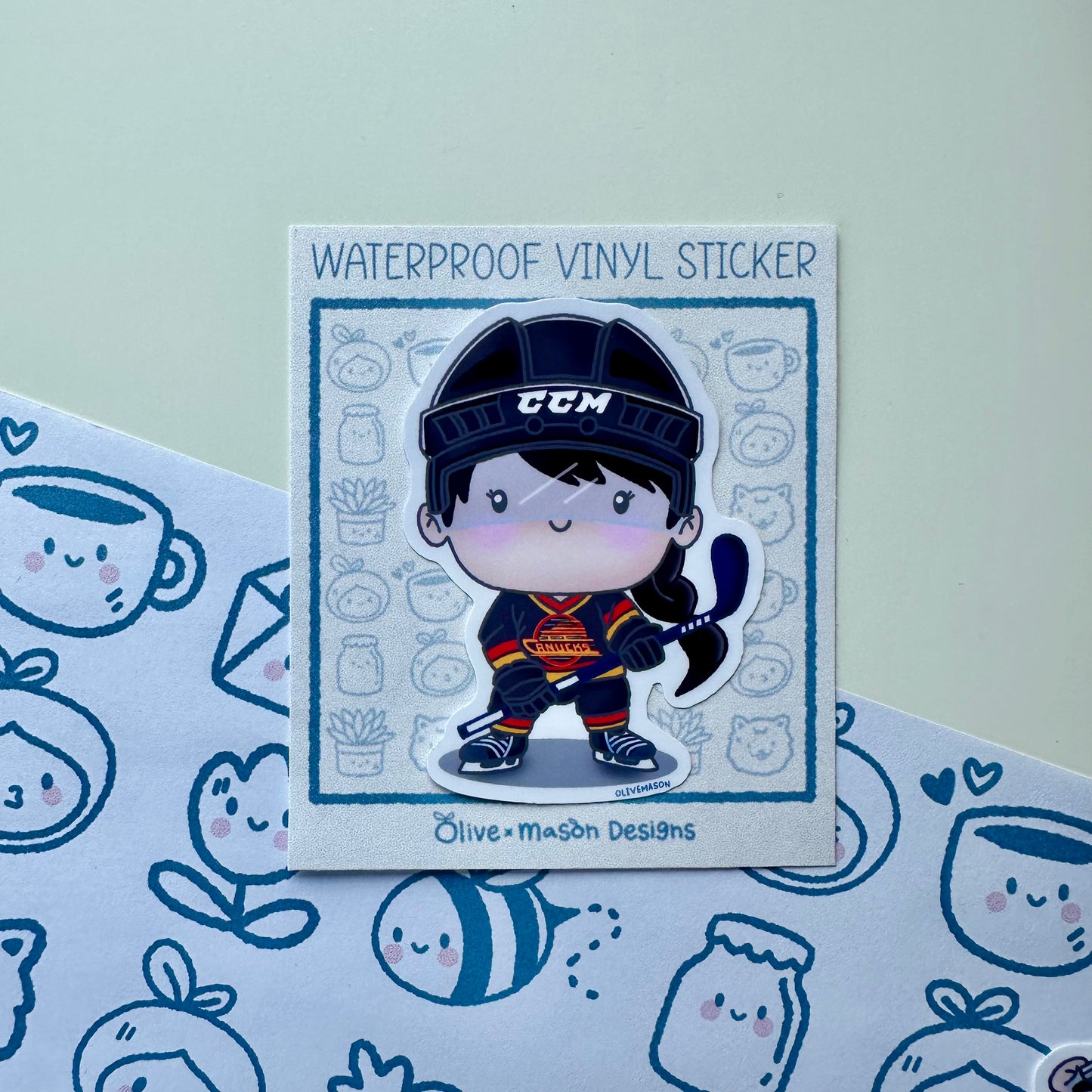 Vancouver Hockey Playoffs Waterproof Vinyl Sticker Set