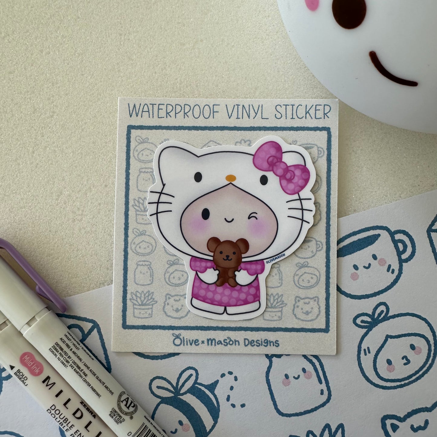 Kitty & Friends Vol 2 Waterproof Vinyl Sticker Set