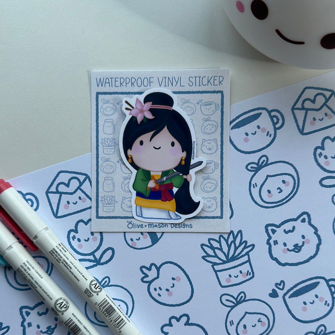 Princess Vol 2 Waterproof Vinyl Sticker Set
