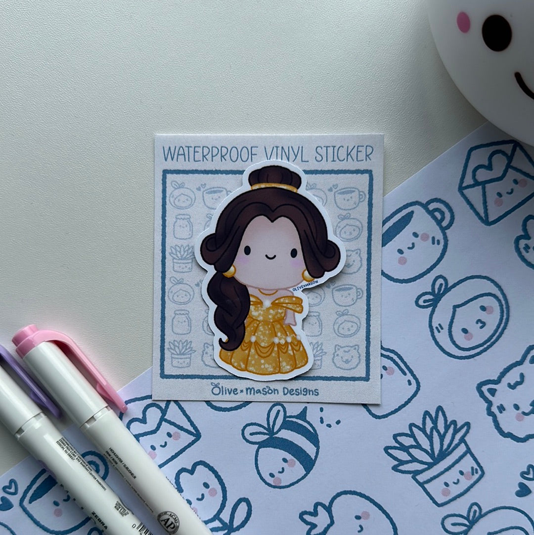 Princess Vol 2 Waterproof Vinyl Sticker Set