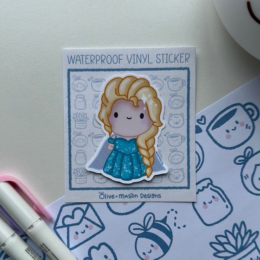 Princess Vol 1 Waterproof Vinyl Sticker Set