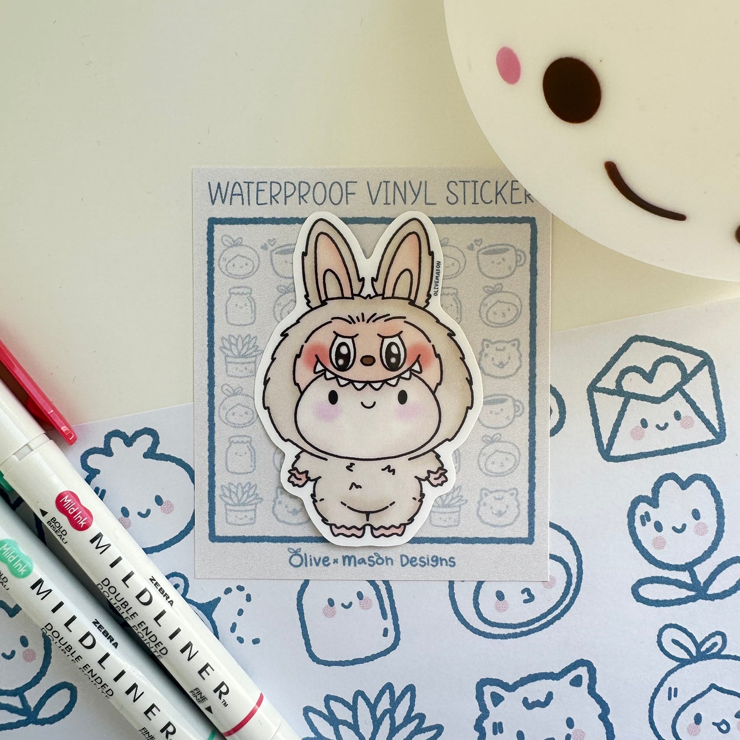 Lil Monsters Waterproof Vinyl Sticker Set