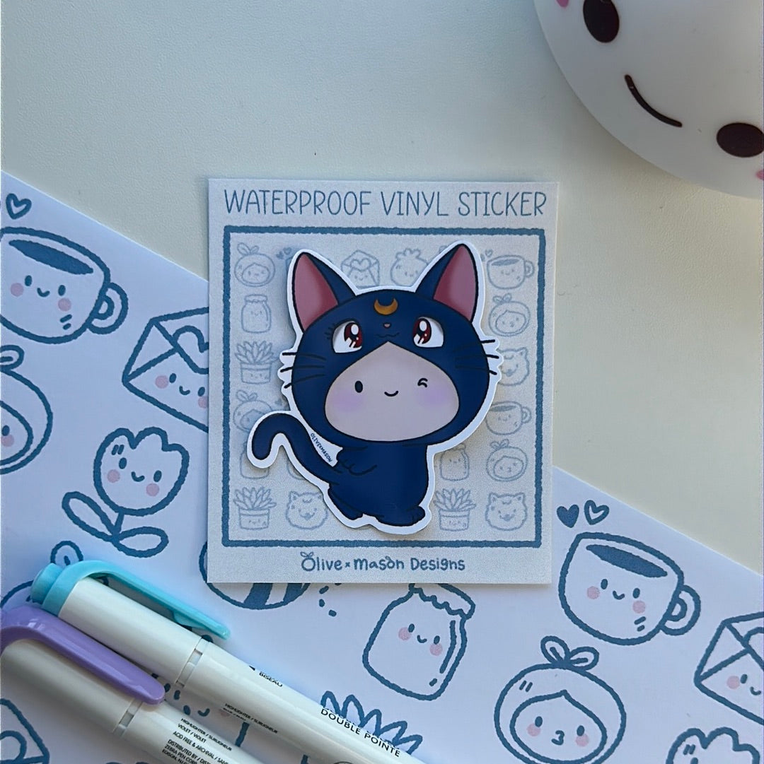 Moon Prism Waterproof Vinyl Sticker Set