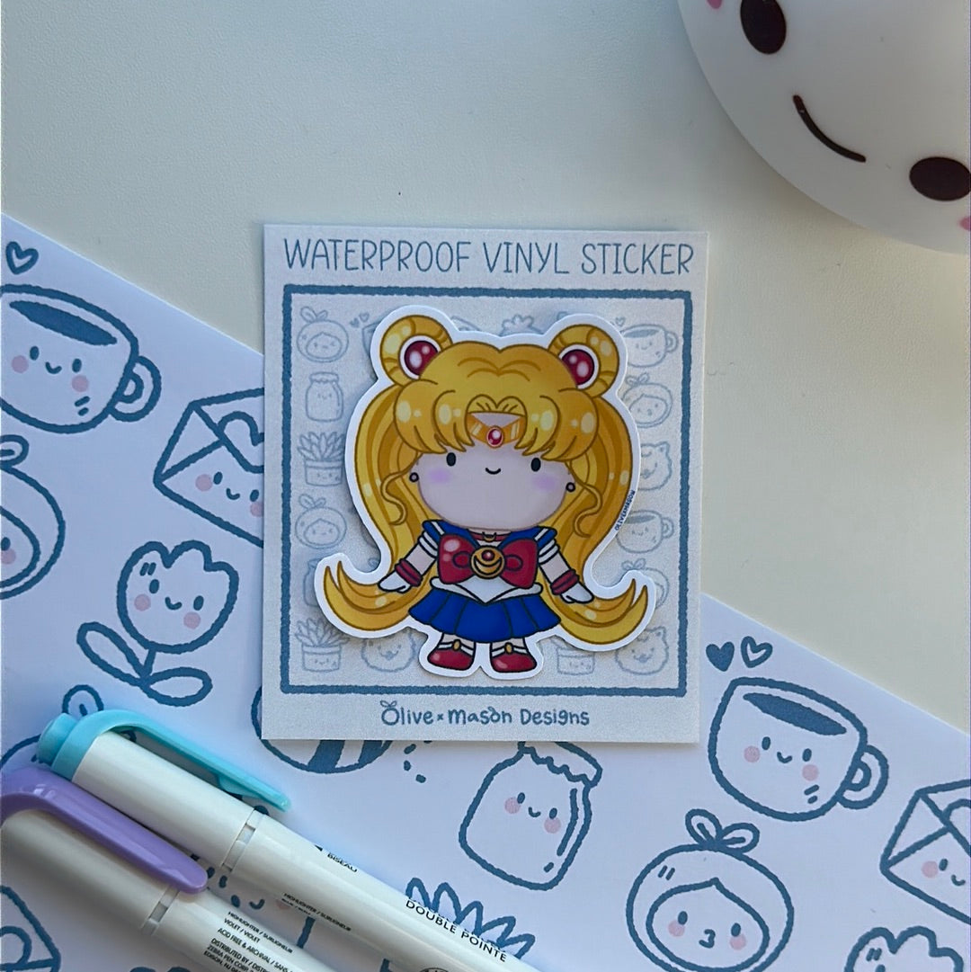 Moon Prism Waterproof Vinyl Sticker Set