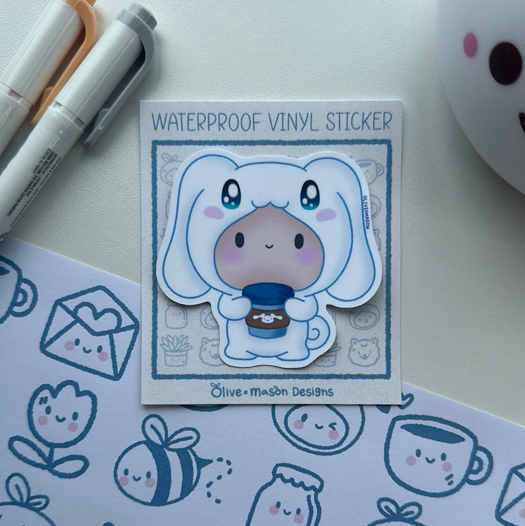Cinnamon & Coffee Waterproof Vinyl Sticker Set