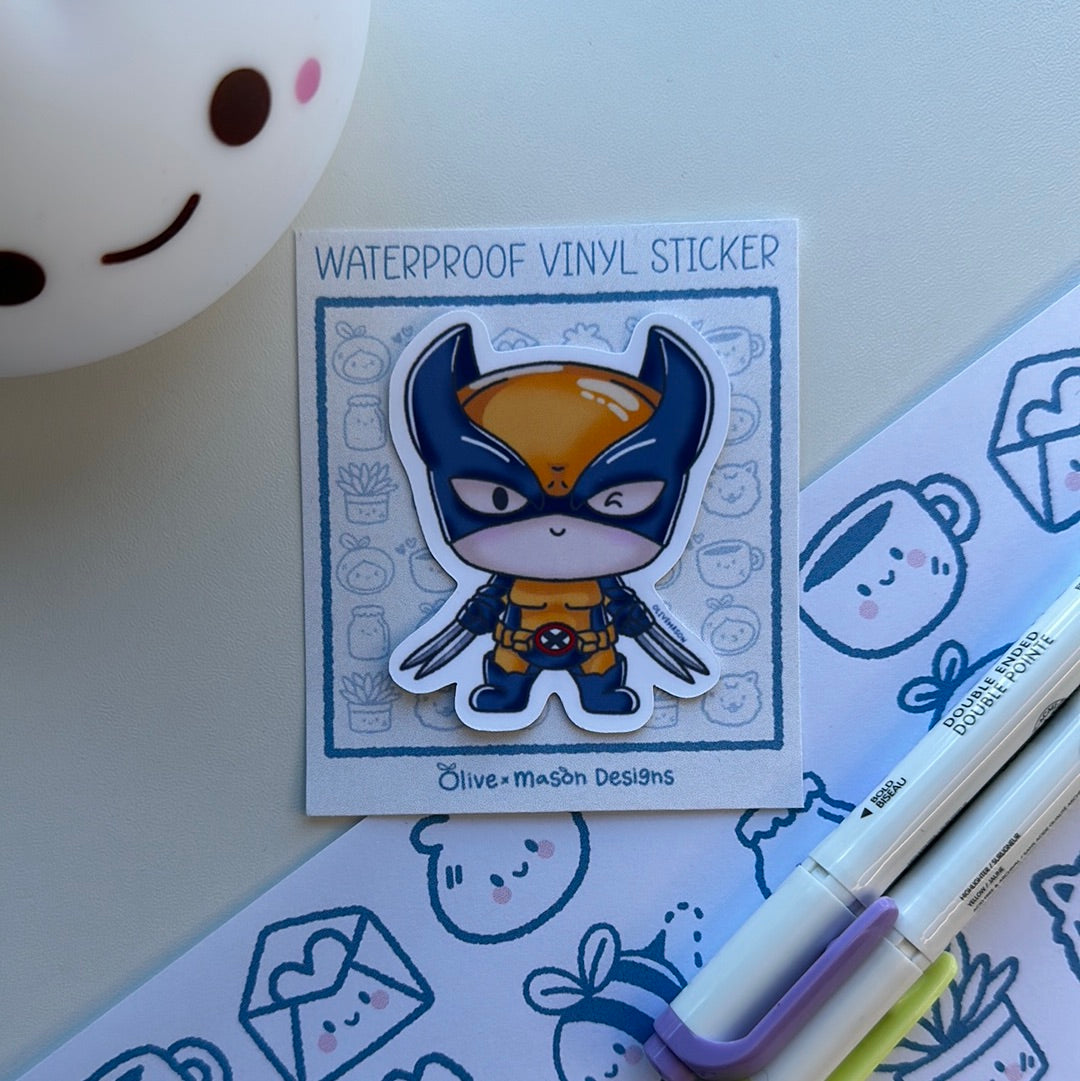 Superheros Vol 3 Waterproof Vinyl Sticker Set