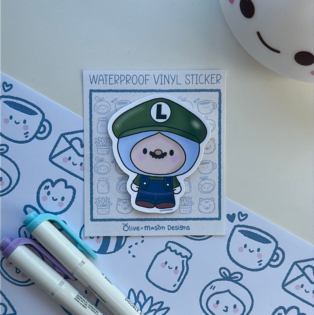 M Bros Waterproof Vinyl Sticker Set
