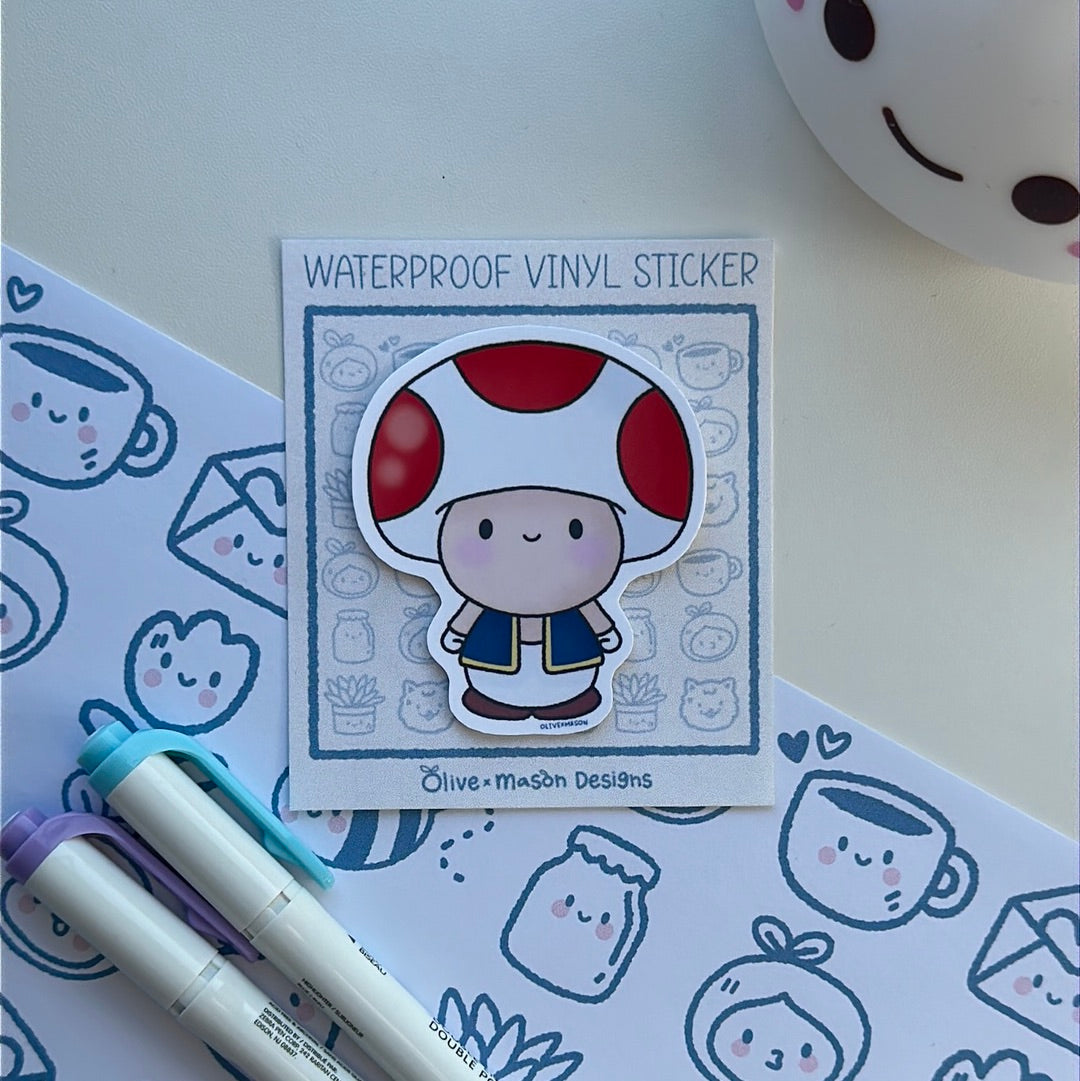 M Bros Waterproof Vinyl Sticker Set