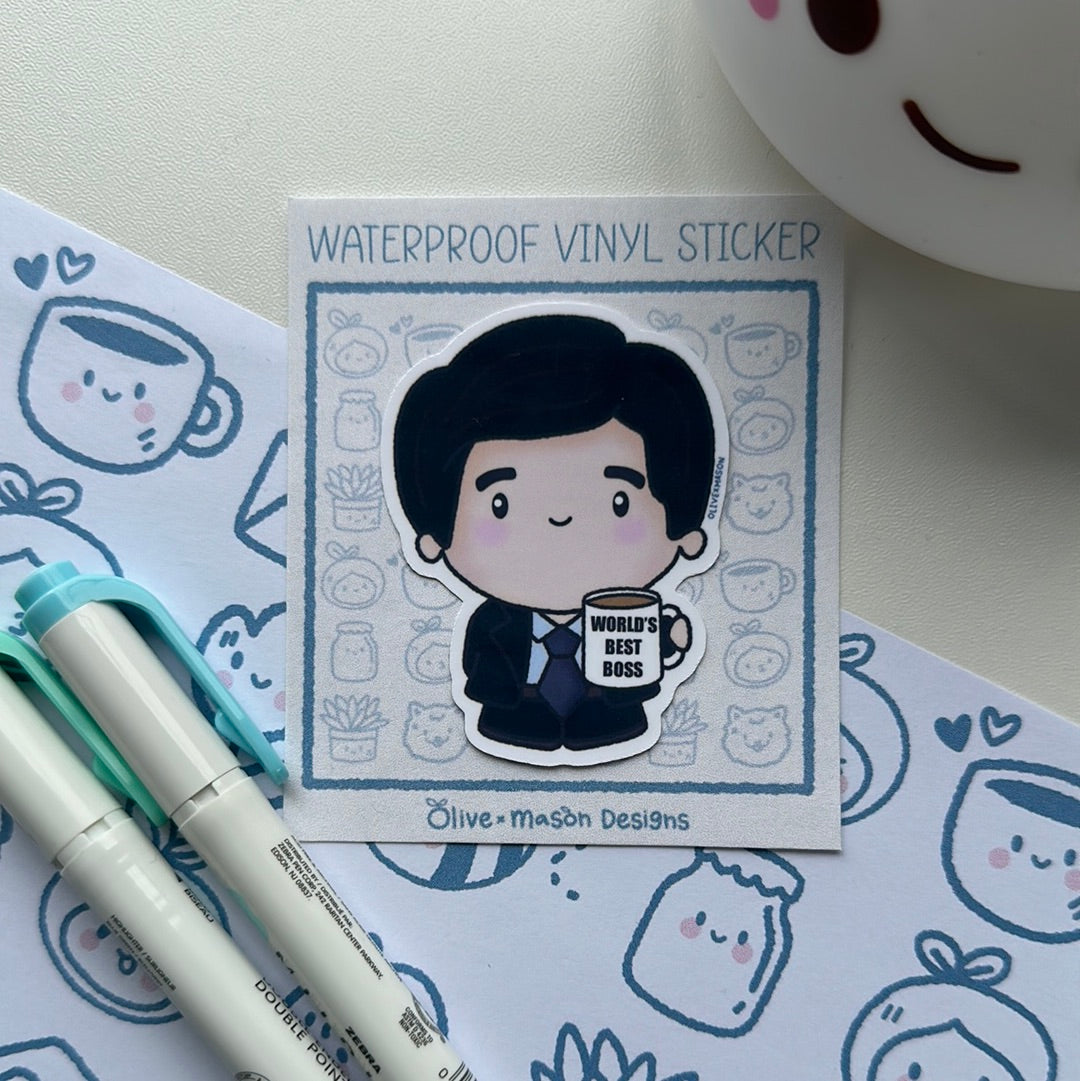 The Office Waterproof Vinyl Sticker Set
