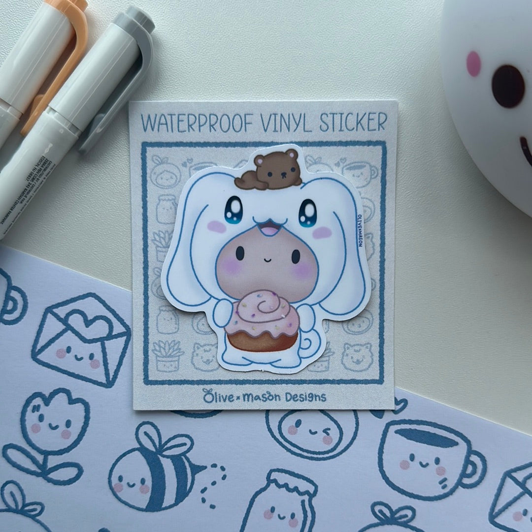 Cinnamon & Coffee Waterproof Vinyl Sticker Set