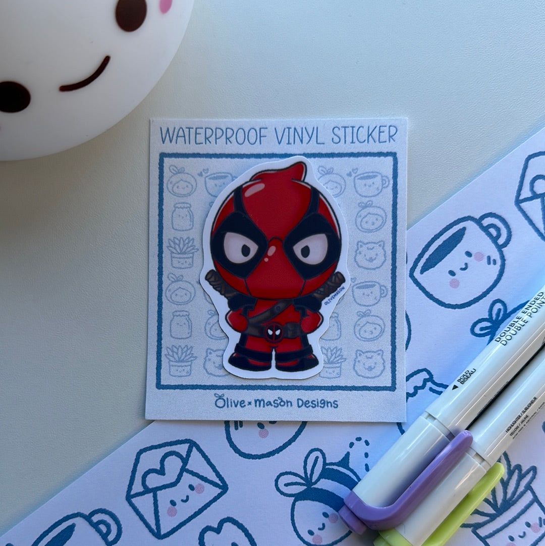 Superheros Vol 3 Waterproof Vinyl Sticker Set