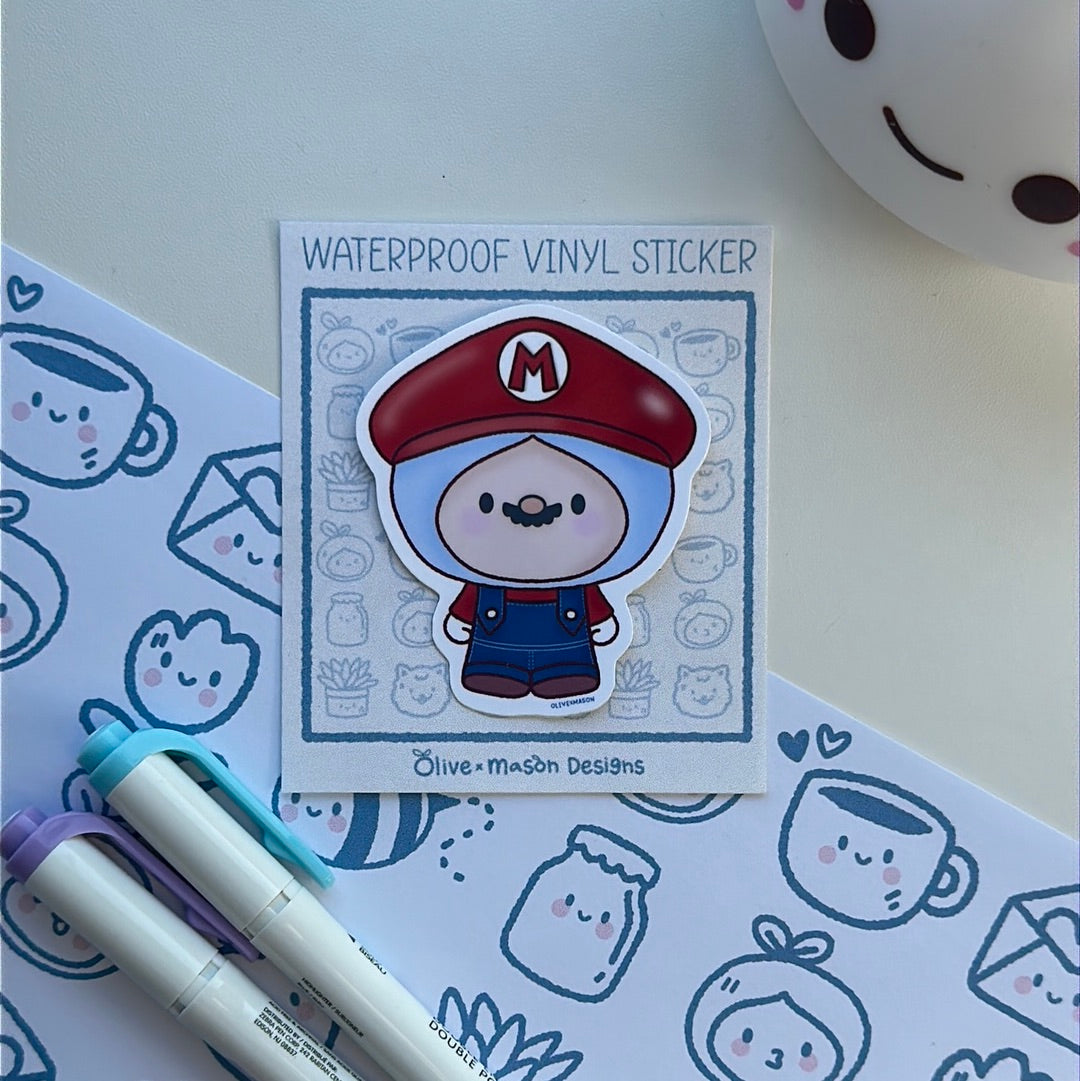 M Bros Waterproof Vinyl Sticker Set