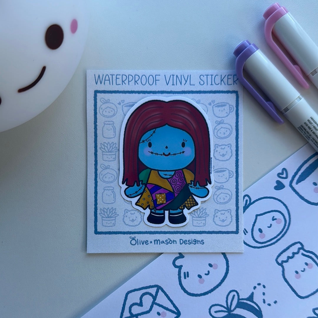 Nightmare Before Christmas Waterproof Vinyl Sticker Set