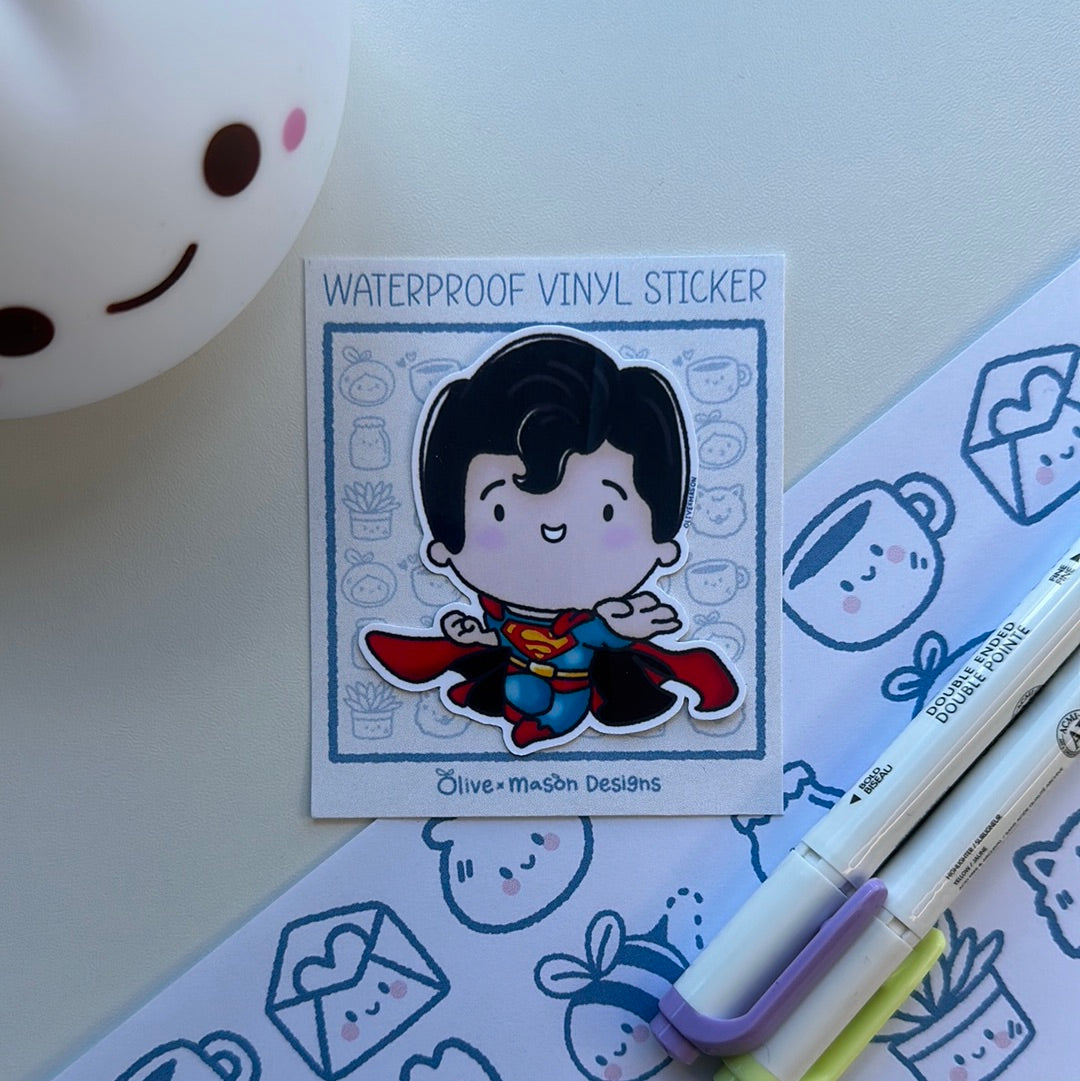 Superheros Vol 2 Waterproof Vinyl Sticker Set