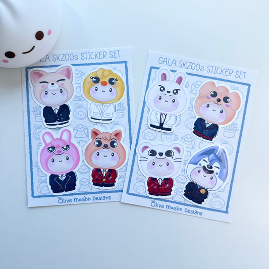 Gala Skzoos Waterproof Vinyl Sticker Set