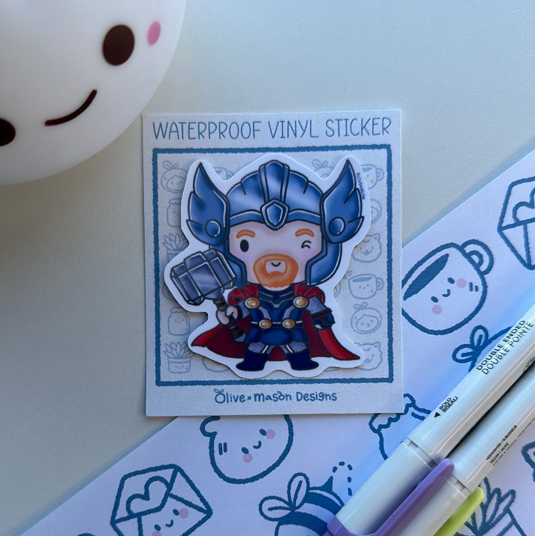 Superheros Vol 3 Waterproof Vinyl Sticker Set