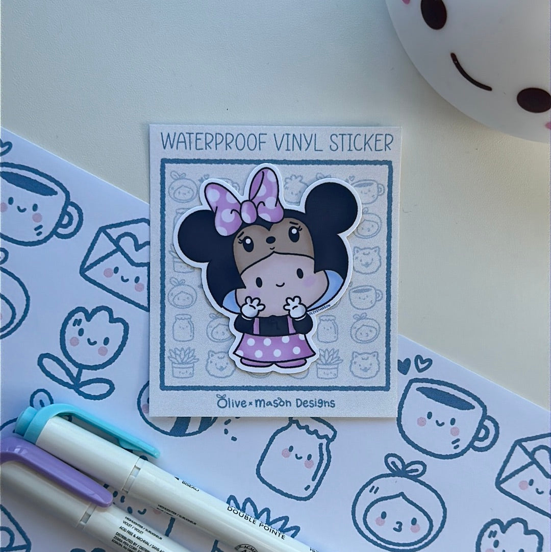 Mickey & Friends Waterproof Vinyl Sticker Set