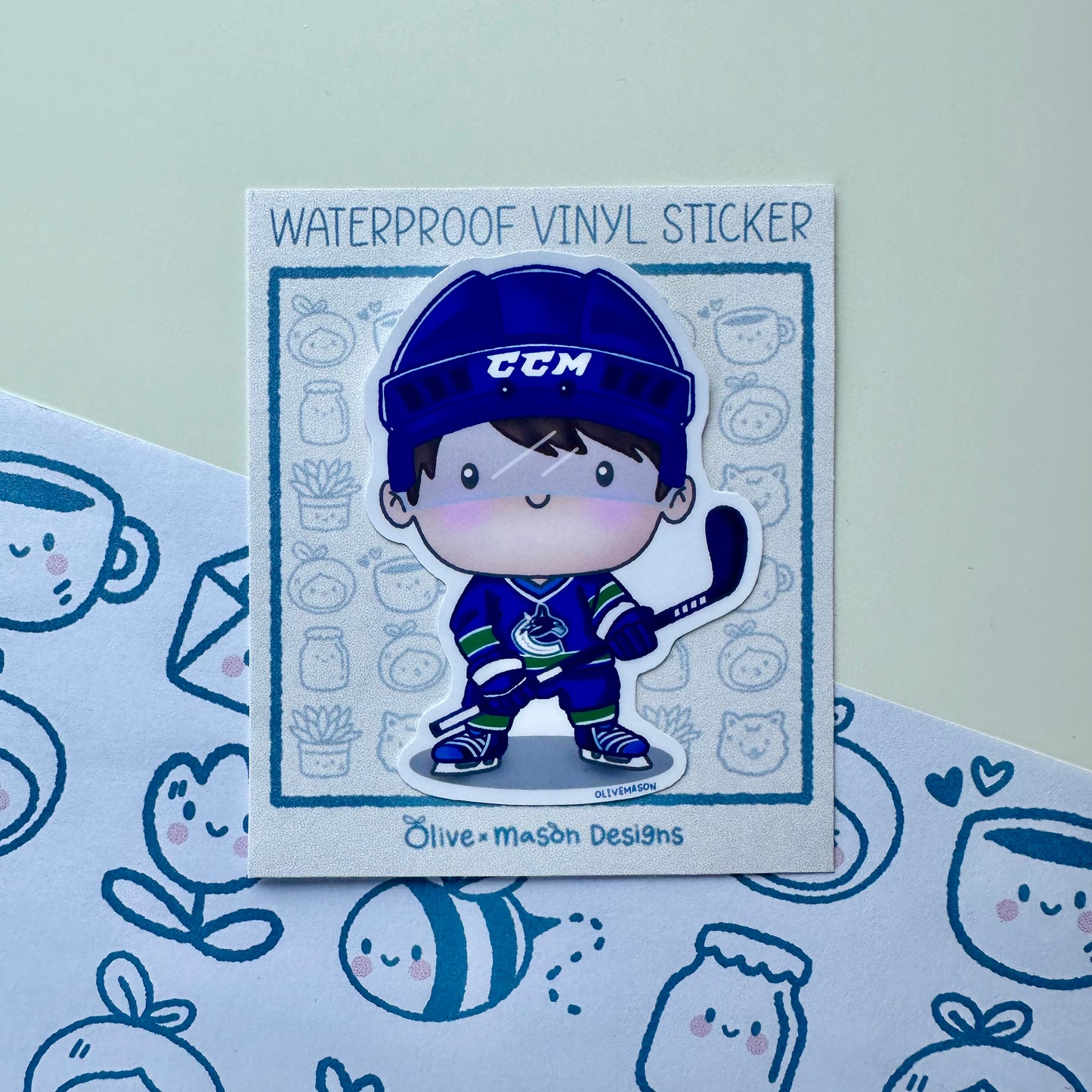 Vancouver Hockey Playoffs Waterproof Vinyl Sticker Set