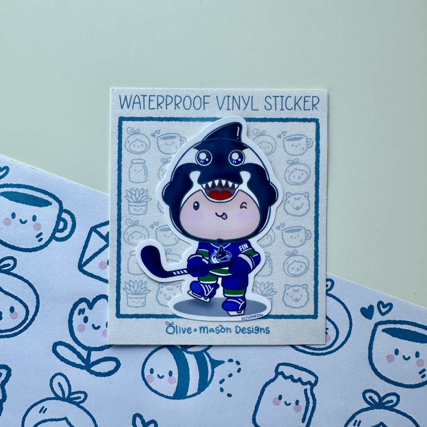 Vancouver Hockey Playoffs Waterproof Vinyl Sticker Set