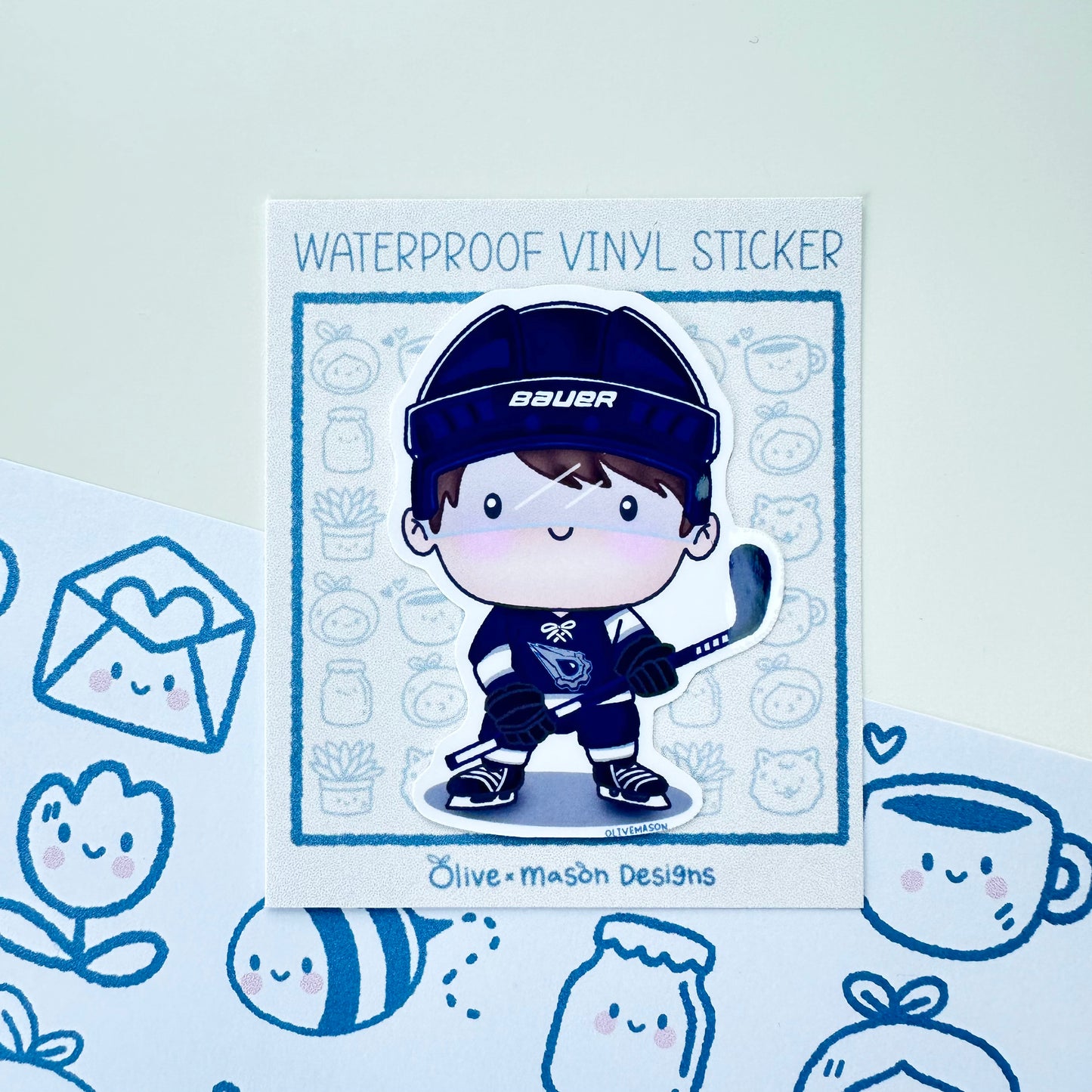 Edmonton Hockey Playoffs Waterproof Vinyl Sticker Set