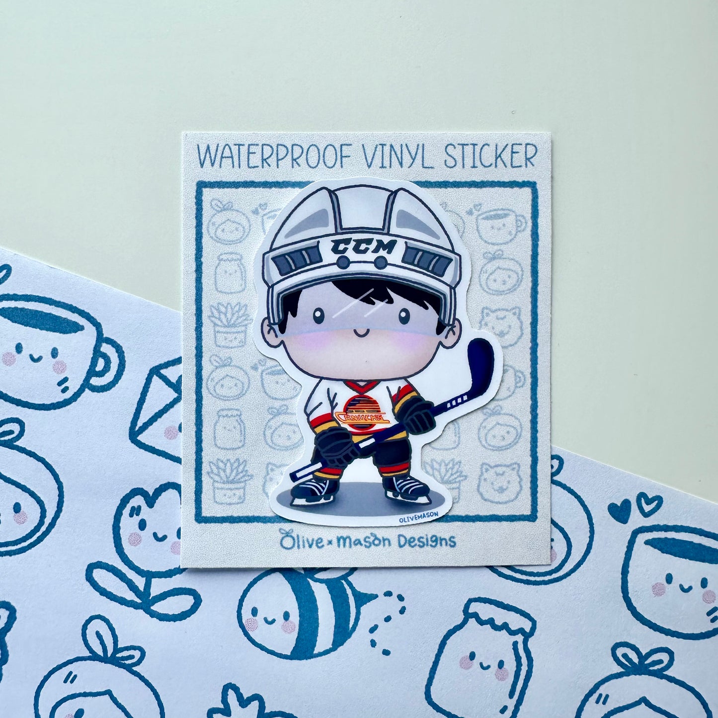 Vancouver Hockey Playoffs Waterproof Vinyl Sticker Set
