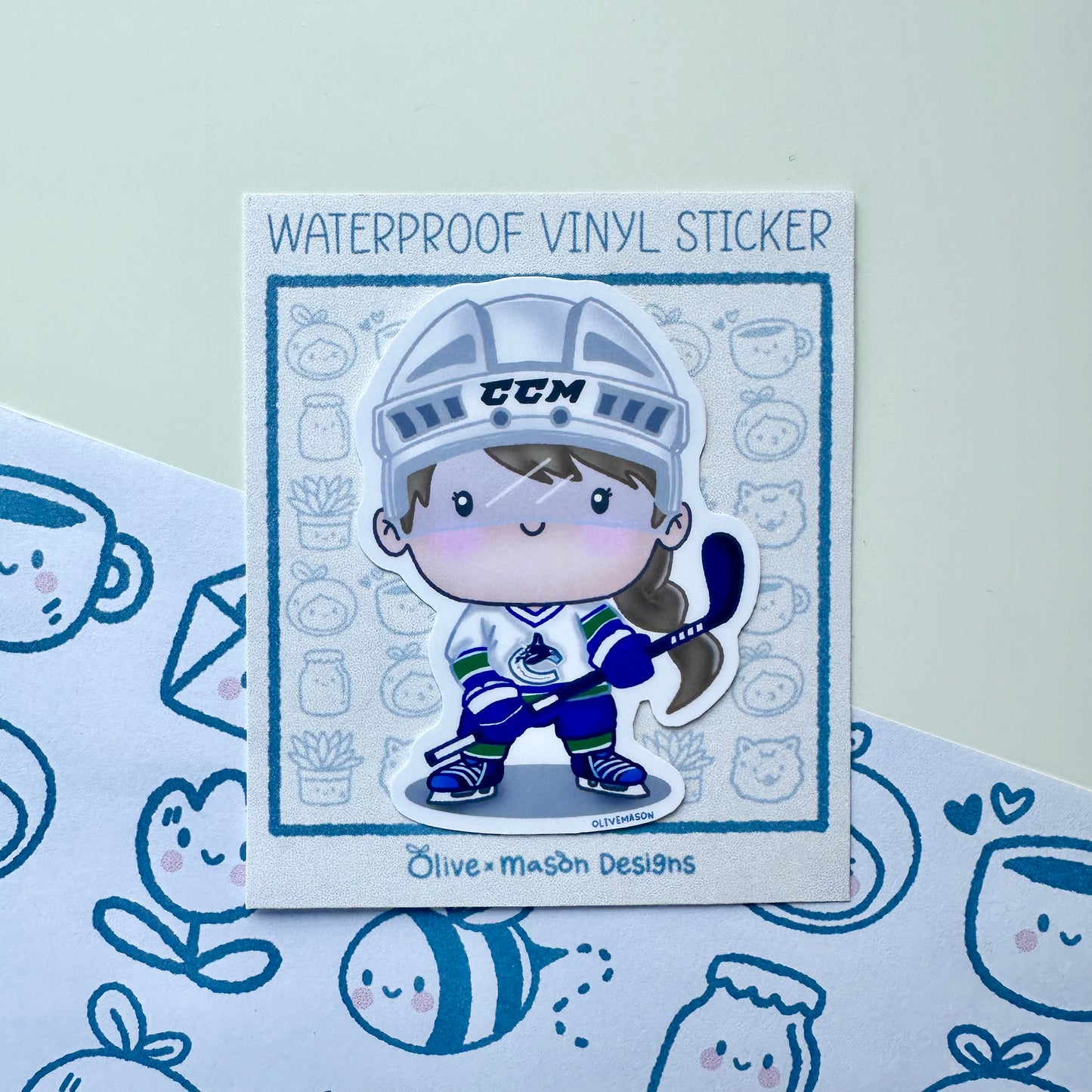 Vancouver Hockey Playoffs Waterproof Vinyl Sticker Set