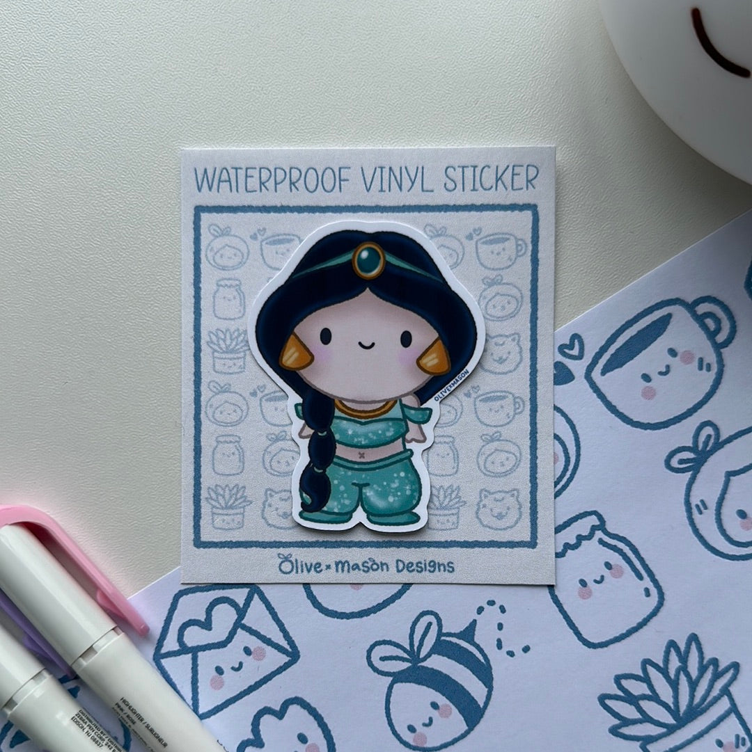 Princess Vol 1 Waterproof Vinyl Sticker Set