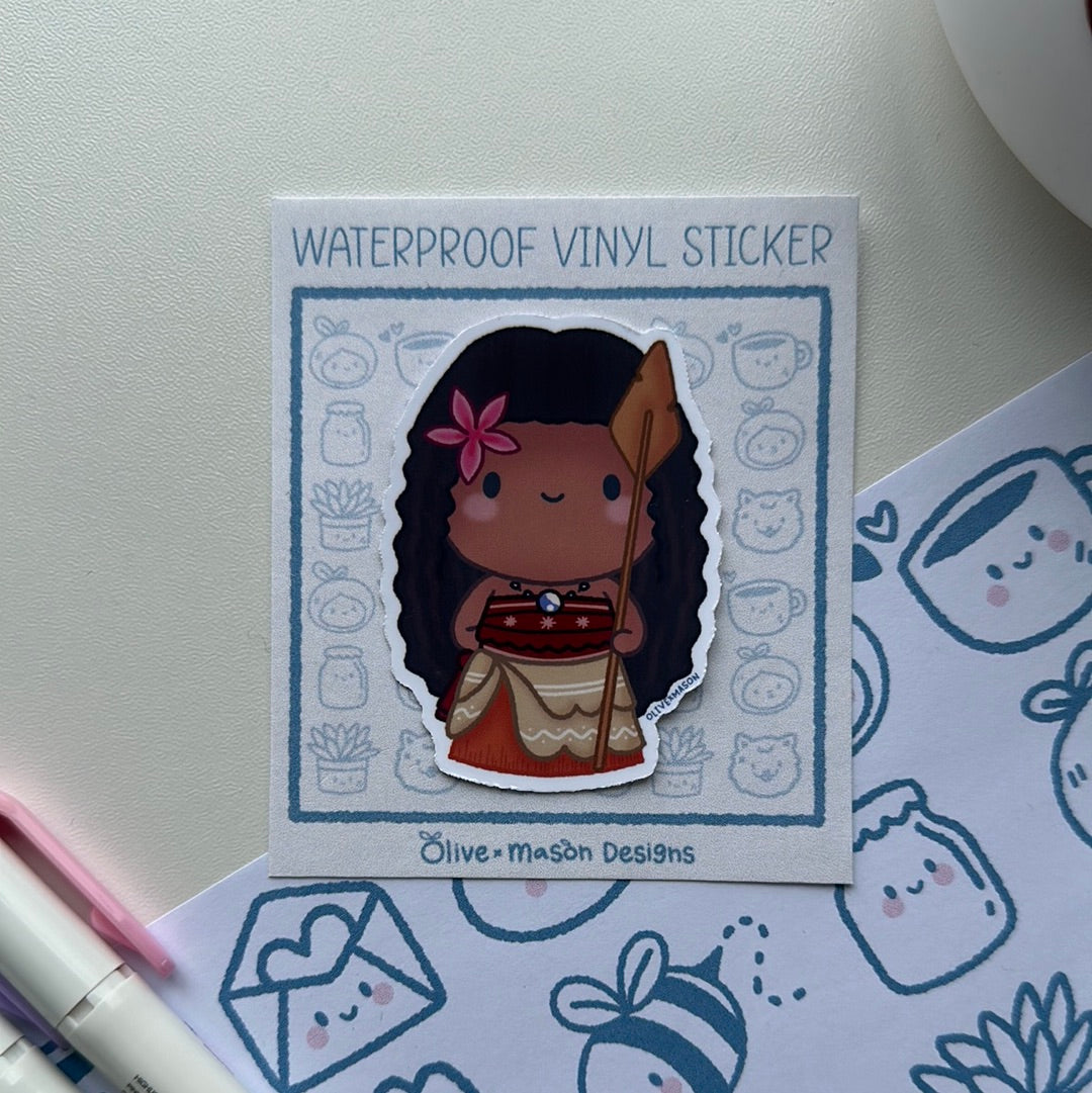 Princess Vol 1 Waterproof Vinyl Sticker Set