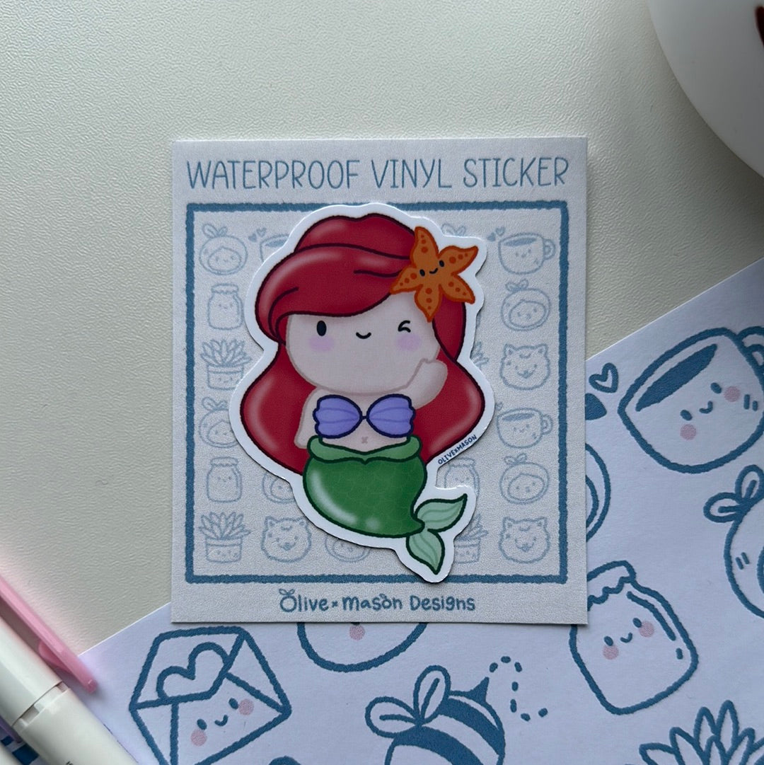 Princess Vol 1 Waterproof Vinyl Sticker Set